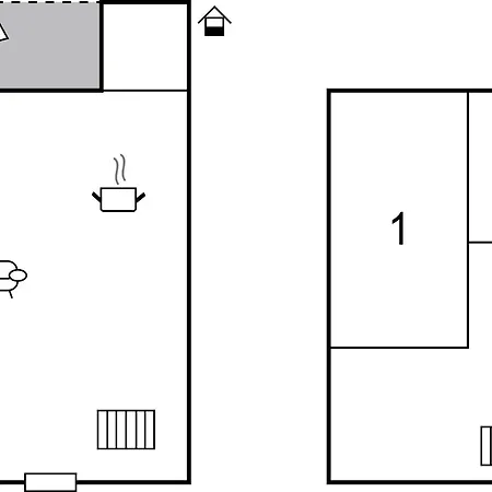 Ferienhaus Awesome In With Kitchen